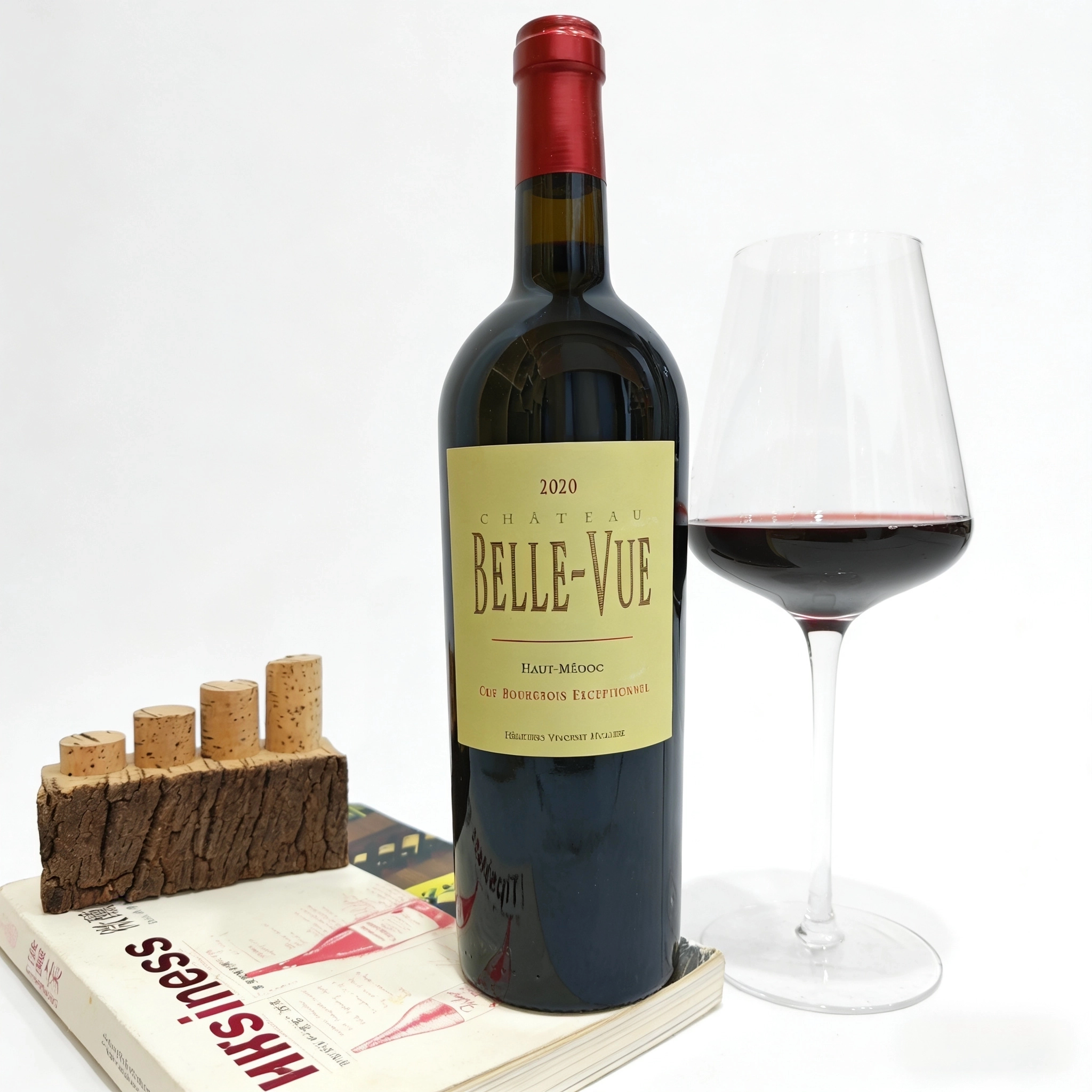 老饕口粮 美景庄园干红葡萄酒上梅多克卓越中级庄贝乐威BELLE-VUE