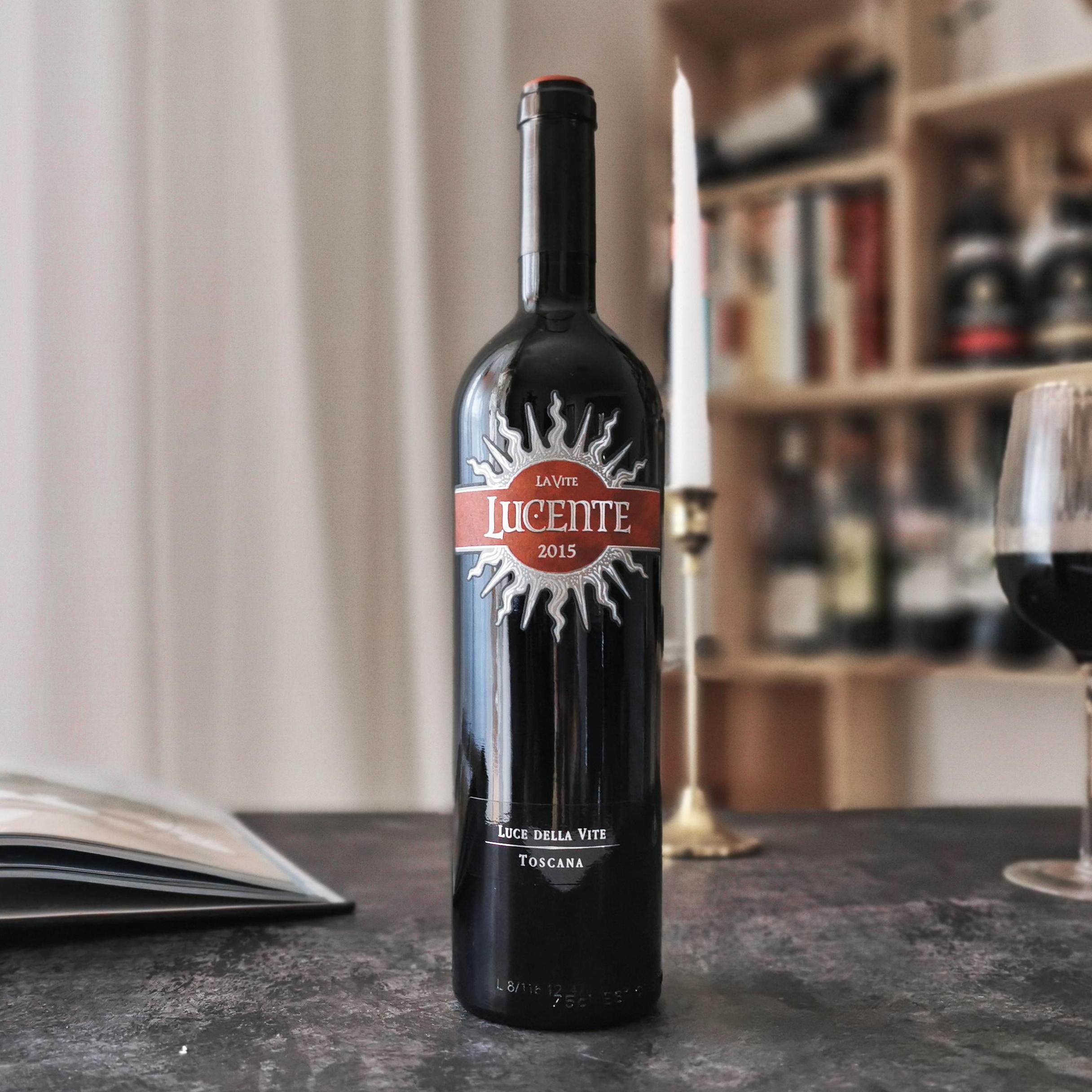 麓鹊荻luce副牌意大利酒王家族花思蝶超级托斯卡纳干红葡萄酒礼盒