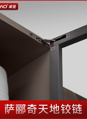 VBAO威堡 进口萨郦奇天地铰链AIR隐藏静音合页阻尼合金缓冲铝框门