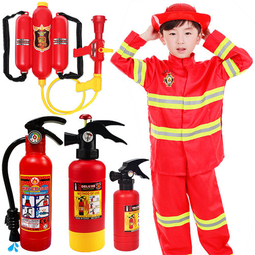 儿童消防员服装小孩职业体验
