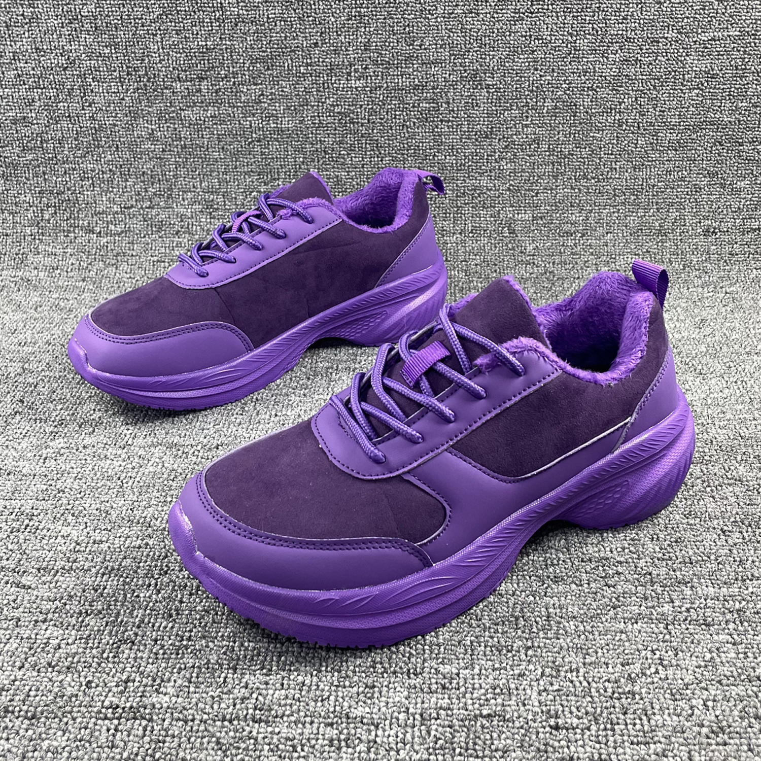 外贸女鞋冬季加绒休闲鞋宽楦43大码舒适保暖歪头轻便厚底低帮棉鞋,女鞋,棉鞋,淘宝优惠券,粉丝福利购,淘宝优惠卷