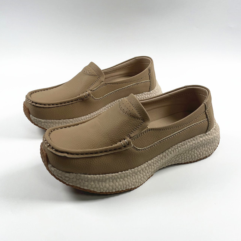 外贸女鞋防泼水蜗牛头大码宽脚休闲鞋一脚蹬踩屎感轻便软底豆豆鞋,女鞋,乐福鞋（豆豆鞋）,淘宝优惠券,粉丝福利购,淘宝优惠卷