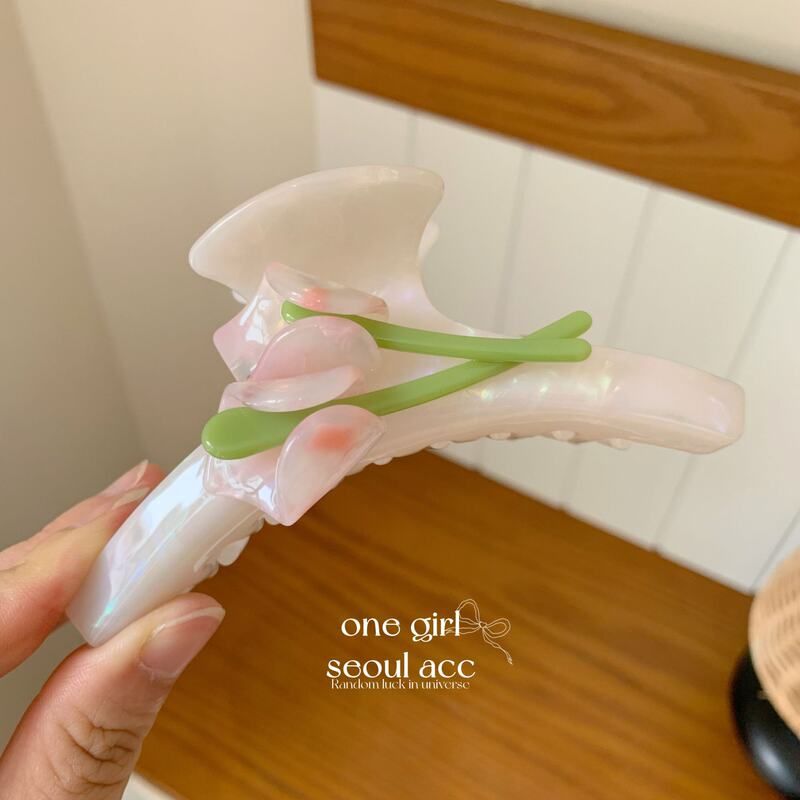 【立体醋酸】轻奢双面设计马蹄莲