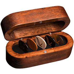 意大利手工吉他拨片 蝶形骨质木质电吉他弹片礼盒 吉他配件礼品