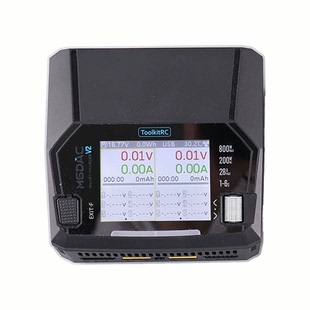 ToolkitRC M6DAC PRO &V2 AC200-300W DC 800W 锂电池平衡充电器