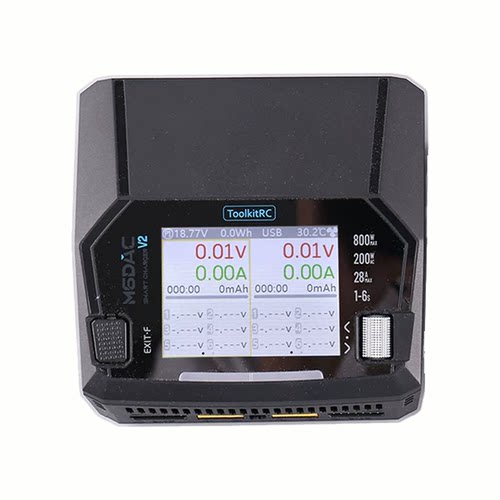 ToolkitRC M6DAC PRO &V2 AC200-300W DC 800W 锂电池平衡充电器