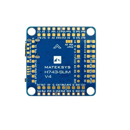 MATEK H743-SLIM V4飞控气压计OSD 电压带TVS ArduPilot/BF/INAV