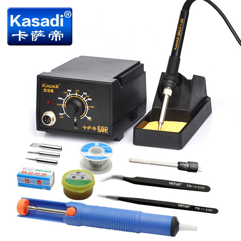 新款 卡萨帝 无铅恒温936焊台 可调温电焊台电烙铁 维修 焊接工具