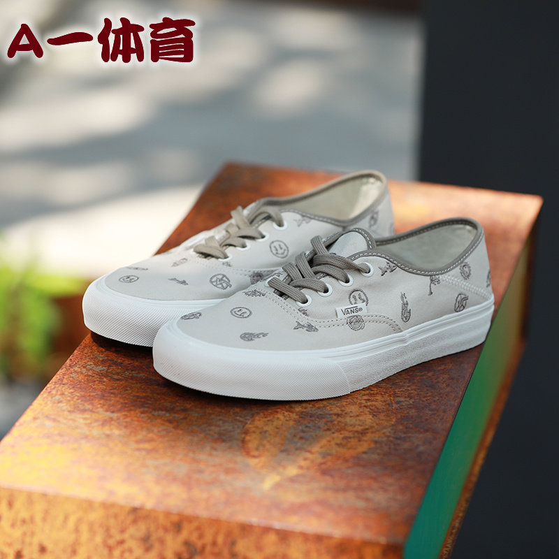 VANS/范斯Authentic涂鸦笑脸男女休闲低帮帆布鞋VN0A5HYP0CK/7Z2