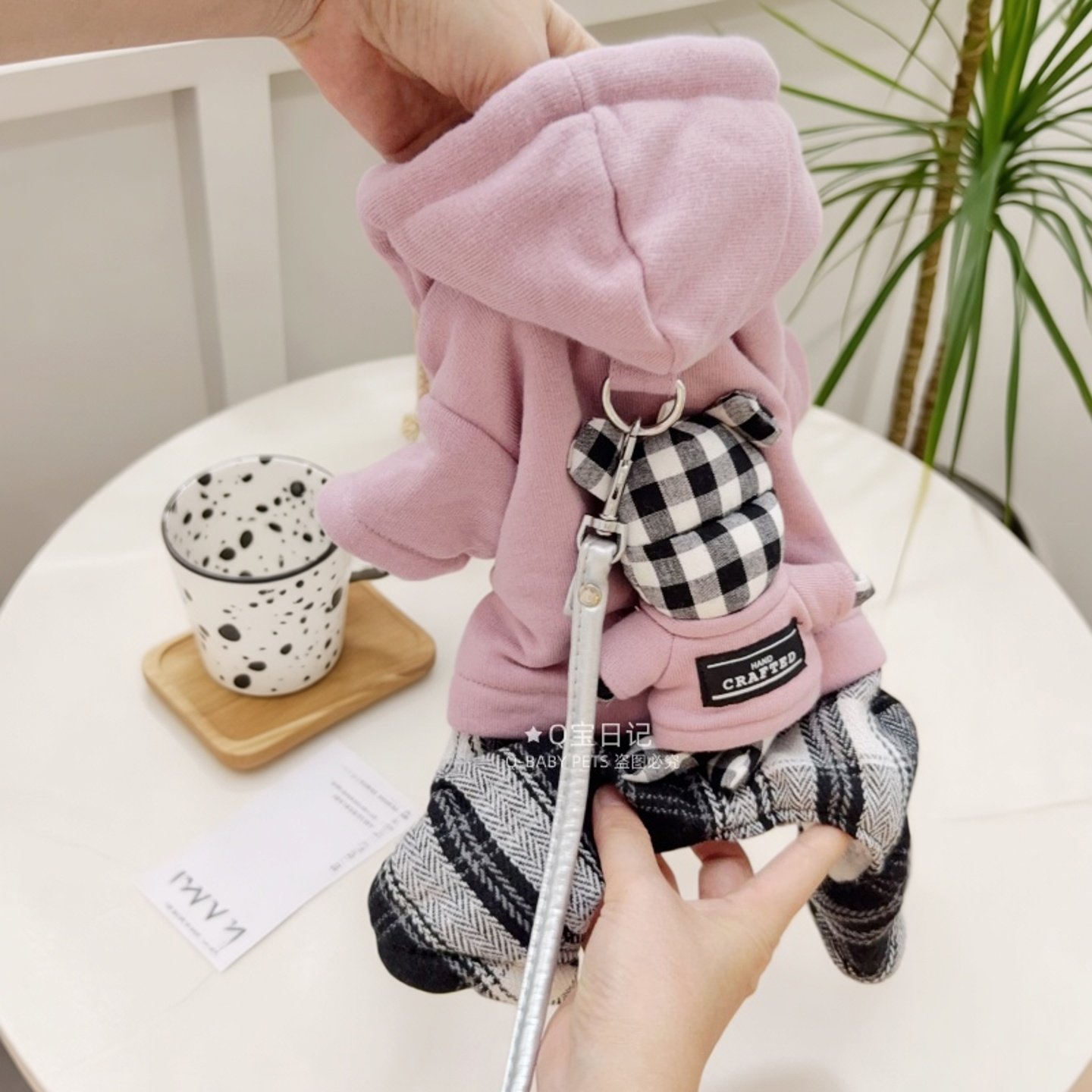 【痞帅潮萌】可牵引宠物比熊雪纳瑞泰迪狗狗衣服冬装棉衣四脚衣,宠物/宠物食品及用品,狗宠物服装/雨衣,淘宝优惠券,粉丝福利购,淘宝优惠卷