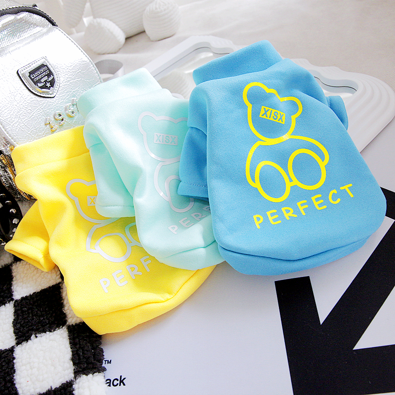 猫狗潮流小熊套头卫衣特价促销