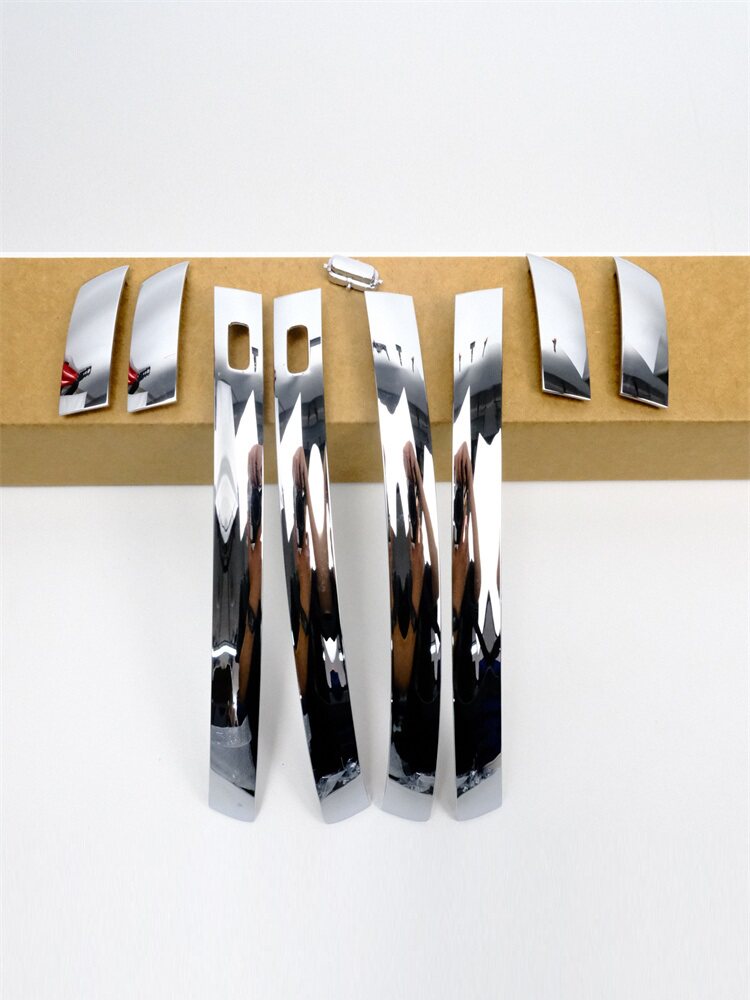 폭스바겐 LAVIDA PLUS TUYUE KOROK 외부 도어 핸들에 적합 밝은 스트립 도어 핸들 크롬 실버 밝은 스트립