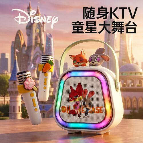 K歌音箱无线蓝牙小音响双麦克风带话筒重低音炮户外便携礼品批发