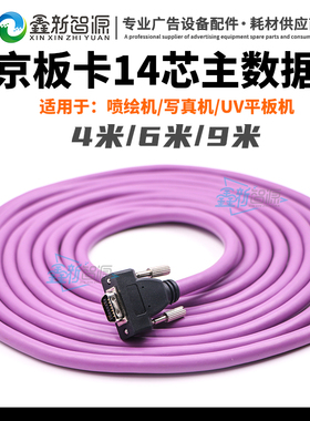 写真机喷绘机高密线工正旭丽雅色兰LVDS紫色线4米9米6米主数据线