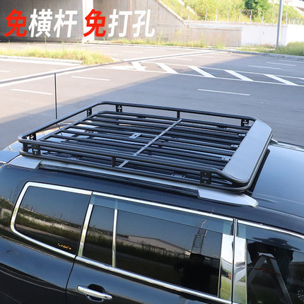 免横杆汽车行李架车顶架行李框筐侧爬梯越野车SUV免打孔通用改装