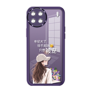 适用于k60手机壳k60pro手机套k50只想被宠k40简约k40pro新金属镜框note11个性note10pro新款note9pro硅胶软壳