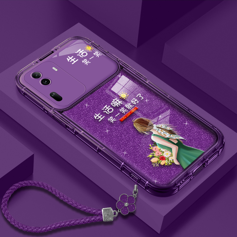 适用于opporeno11手机壳reno11pro手机套reno10闪粉reno10Pro生活嘛防摔潮个性翻盖镜子小众不顶膜高级女气质
