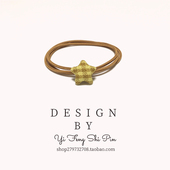 头绳韩国布艺简约百搭发绳五角星格子森女发圈头饰ins发饰扎头发