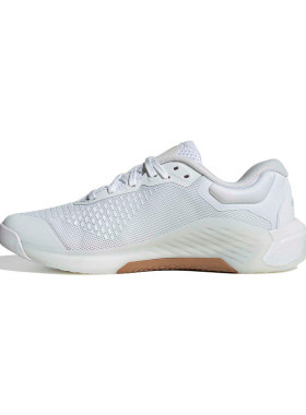 Adidas阿迪达斯女子白色网面透气运动鞋休闲健步鞋JR4661