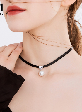 mck仿珍珠choker脖子饰品