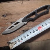 440C不锈钢小刀 哨子刀 送腰绳 Smith&Wesson哨兵刀 正品