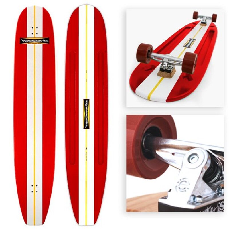 悍板 Hamboards 超大陆地冲浪滑板 (单板面 已拆掉 桥架和轮子)