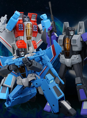 变形玩具大师级MP52红星星叫蜘蛛G1惊J天雷日版闹N翻天飞行小队KO