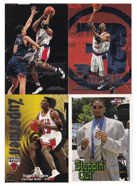 NBA球星卡 斯科特皮蓬 skybox 1999/1998