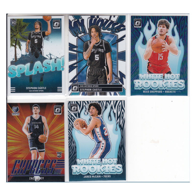 球星卡斯蒂芬卡斯尔谢泼德扎克伊迪麦凯恩新秀折24-25optic