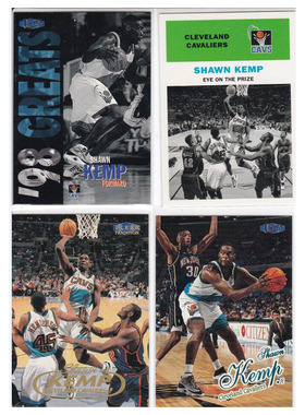NBA球星卡 肖恩坎普 fleer 1998