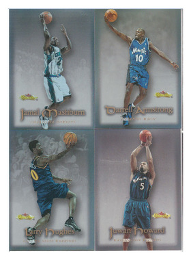 球星卡 马绍尔阿姆斯特朗拉里休斯朱万霍华德折射fleer2001