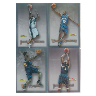 球星卡 马绍尔阿姆斯特朗拉里休斯朱万霍华德折射fleer2001