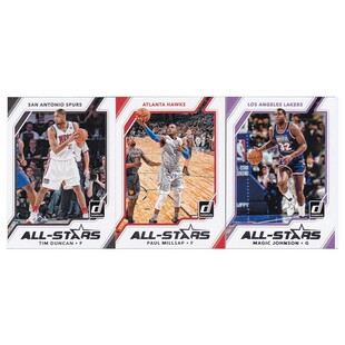 NBA球星卡 邓肯 米尔萨普 魔术师约翰逊 全明星特卡panini17-18