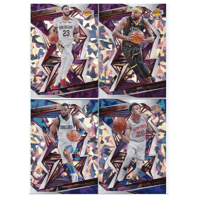 NBA球星卡戴维斯诺克斯哈达威考辛斯碎冰折panini19-20revolution