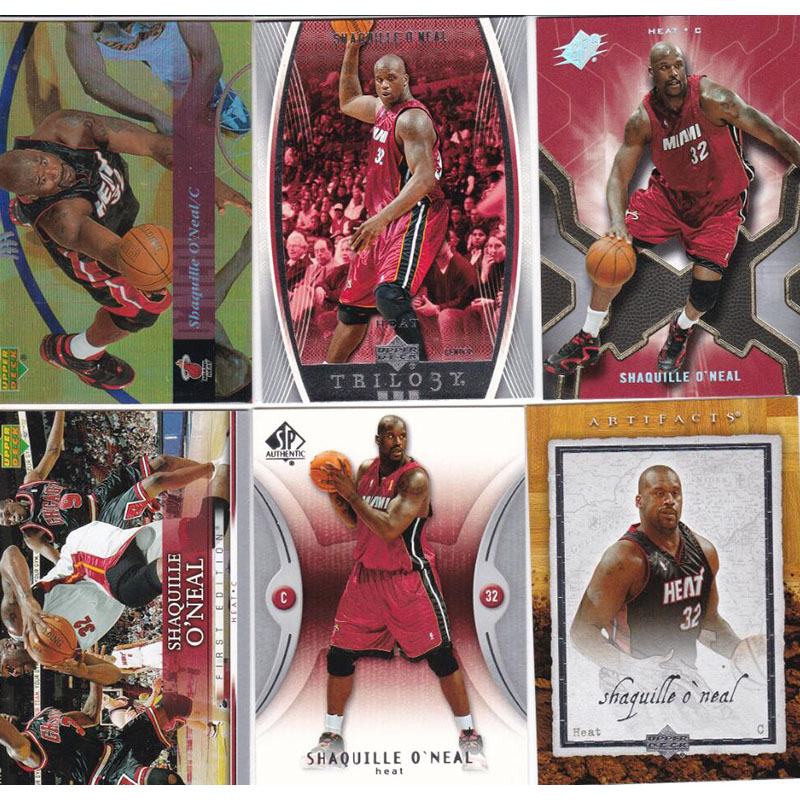 nba球星卡大鲨鱼奥尼尔热火队