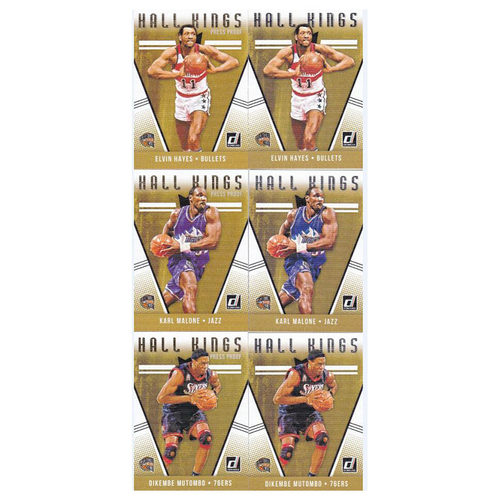NBA球星卡 海耶斯 马龙 穆托姆博 特卡 panini18-19donruss