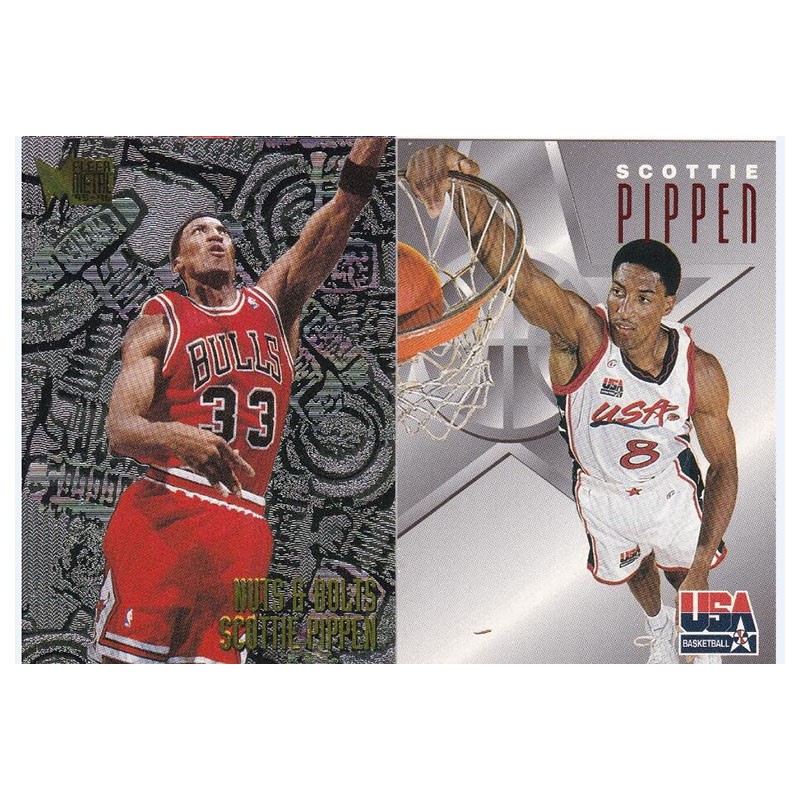 NBA球星卡 斯科特皮蓬 梦之队 fleer 1996