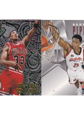 NBA球星卡 斯科特皮蓬 梦之队 fleer 1996