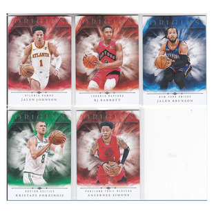 球星卡杰伦约翰逊巴雷特布伦森波神安芬尼西蒙斯24-25origins