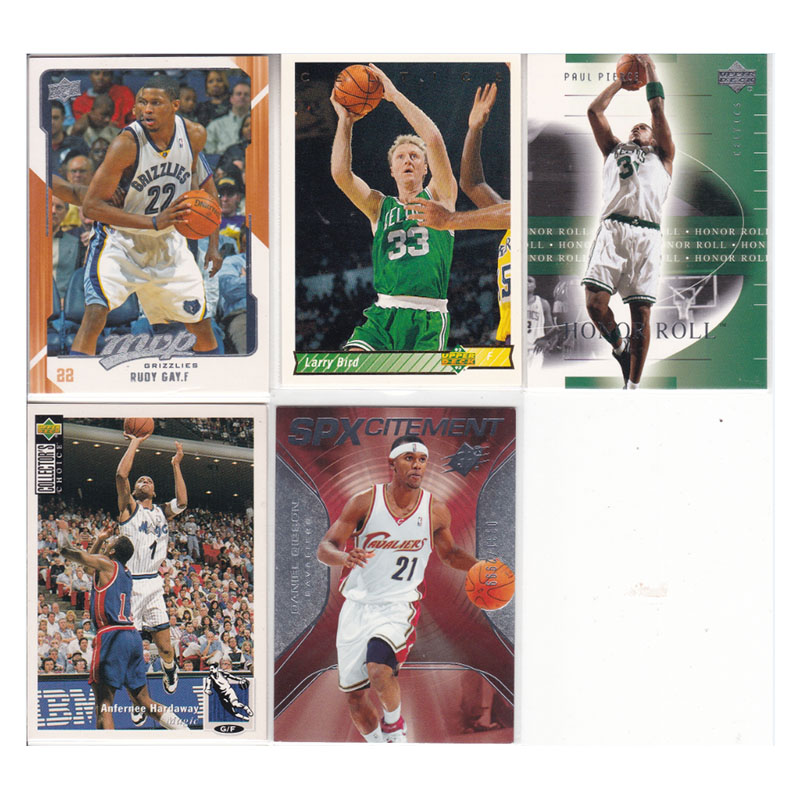 球星卡08盖伊1992拉里伯德2002皮尔斯1994便士哈达威2007吉布森UD