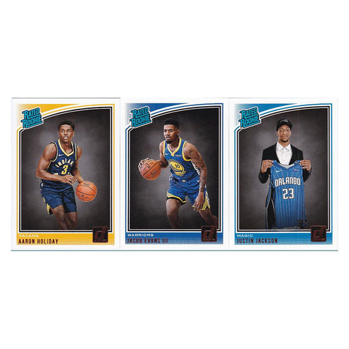NBA球星卡阿隆霍勒迪 埃文斯 贾斯丁杰克逊 帕尼尼18-19donruss