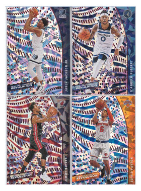 NBA球星卡杰克逊拉塞尔巴特勒小佩顿碎冰折帕尼尼20-21revolution