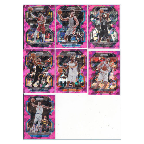 球星卡莫里斯洛佩兹哈登米切尔保罗武切维奇托平粉碎冰21-22prizm