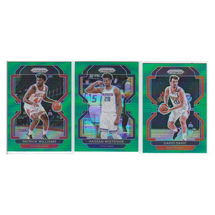 球星卡 帕特里克威廉姆斯怀特塞德萨里奇 绿折射帕尼尼21-22prizm