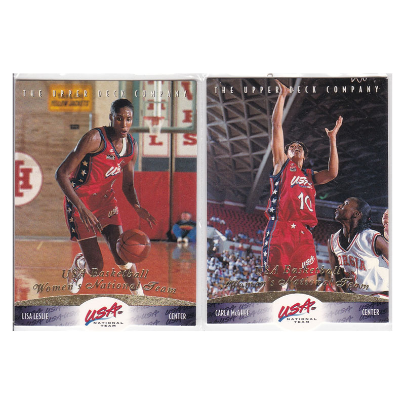 球星卡 丽萨·莱斯利 麦克休 梦之队USA切割 UD 1996
