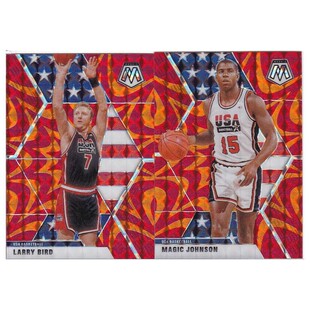 NBA球星卡 拉里伯德 魔术师约翰逊 爆炸折 帕尼尼19-20mosaic