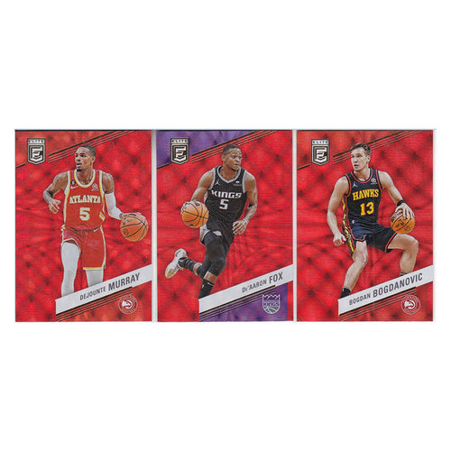 球星卡德章泰穆雷 福克斯 博格达诺维奇红折射帕尼尼22-23elite