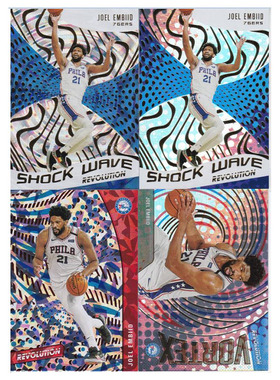 NBA球星卡 恩比德 隧道 圆点 碎冰vortex折帕尼尼20-21revolution