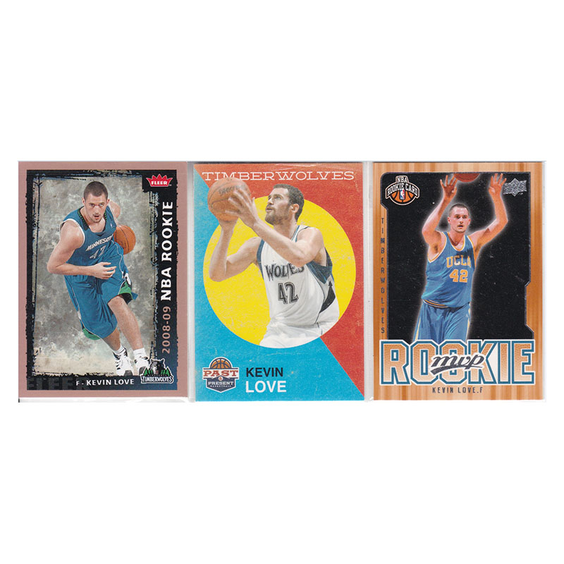 球星卡 凯文乐福 fleer2008-09 帕尼尼2012 UD2008