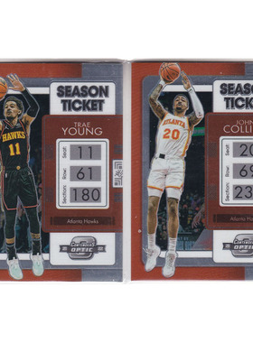 球星卡 特雷杨 约翰科林斯 帕尼尼21-22contenders optic